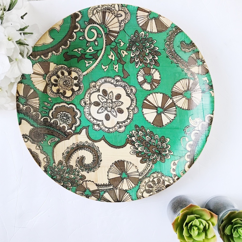 3/$20 Vintage‎ Wooden Decorative Plate